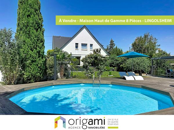 Nouveauté ORIGAMI en EXCLUSIVITÉ à LINGOLSHEIM - Maison d'architecte de standing Lingolsheim