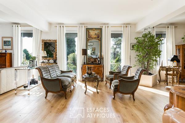 Maison de caractère aux volumes contemporains à Castelginest