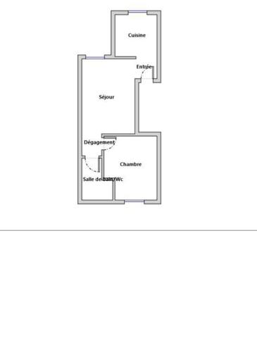 Charmant deux pièces place des marronniers