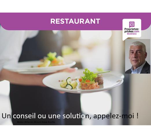 EXCLUSIVITE - RESTAURANT  40  couverts +  Terrasse annuelle proche centre ville