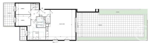 Appartement F4 à vendre  4 pièces - 95,10 m2 ANTIBES - 06