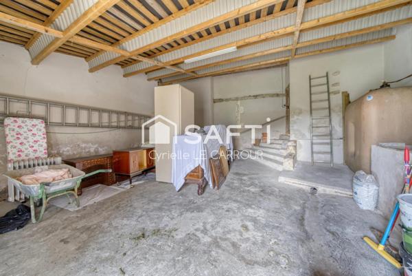 Maison 4 pièces avec jardin et garage XXL