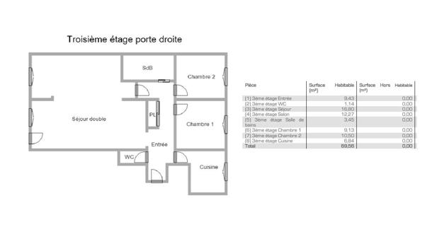 TINQUEUX - APPART T4