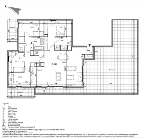 Appartement à vendre 5 pièces 129 m² Voreppe