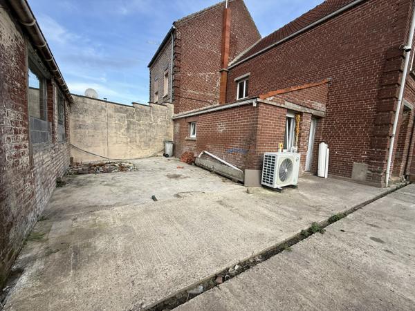 Caudry (59540) Maison de ville Semi-individuelle à conforter – 90 m² - CAUDRY