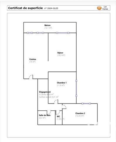 Appartement à vendre 3 pièces 70 m² Toulon