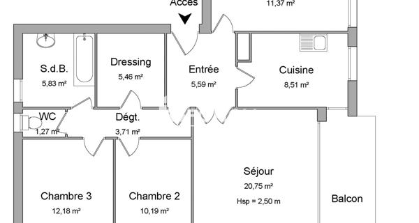 Location Appartement 4 pièces 84.86 m² - Villeneuve-lès-avignon 30400