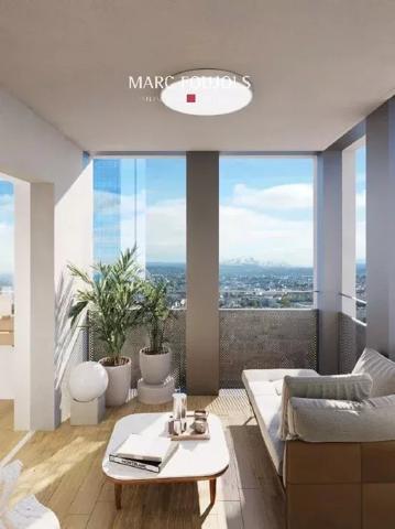 LYON – appartement neuf luxe 4 pièces, grande terrasse panoramique SUD, parking