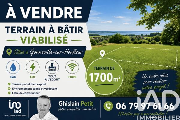 Terrain à vendre 1 701 m² Gonneville-sur-Honfleur