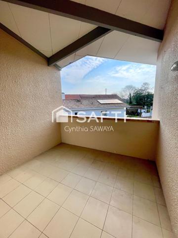 Appartement duplex avec balcon et chambre en mezzanine