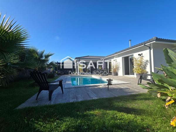 Maison 3 chambres / garage / piscine