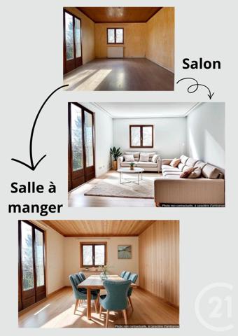 Maison à vendre  4 pièces - 69,66 m2 VILLIEU LOYES MOLLON - 01