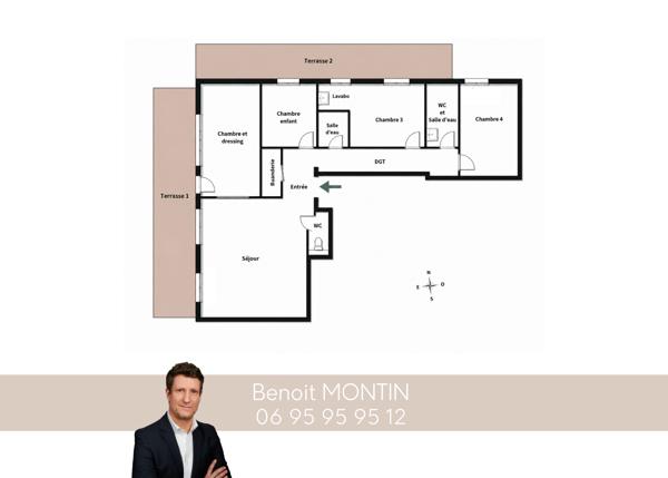 Appartement
         5 pièces
        - 101 m² Exclusivité 899 000 € *