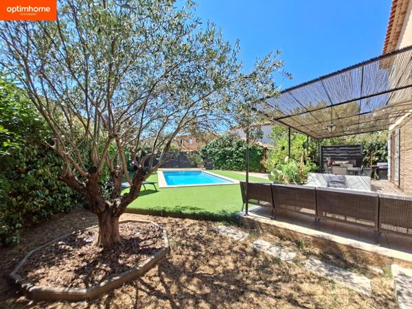 Maison de 107m² à vendre 5 pièces AUBAGNE (13)- 4 Chambres - 498 m² de terrain - Piscine
