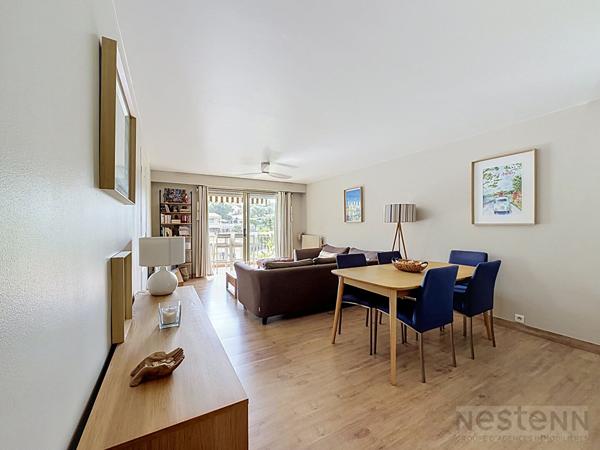 Antibes-Fontmerle - Beau 2 pièces de 53 m² au calme avec balcon, garage et cave