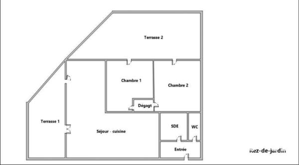 Appartement à vendre 3 pièces 63 m² Marseille 13