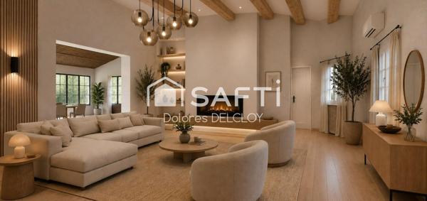 Dépendances & appartement indépendant- 1ha-