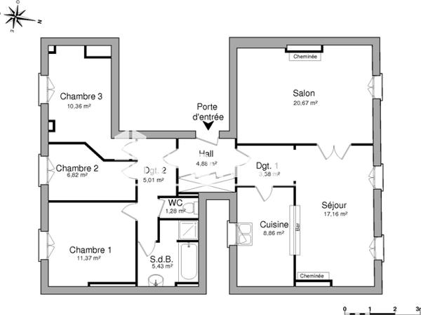 Location Appartement 4 pièces 95.42 m² - 4 RUE D'ENGHIEN Bordeaux 33000