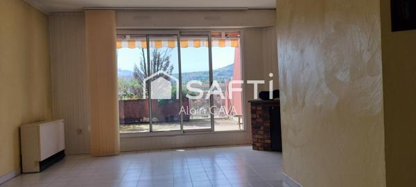 Appartement en rez de chaussée de 70m² avec terrasse,cave,parking privatif  sur les hauteurs de Gap