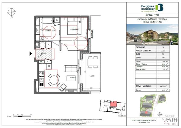 À vendre - T2, 2 pièces situé à Dingy-Saint-Clair (74230)