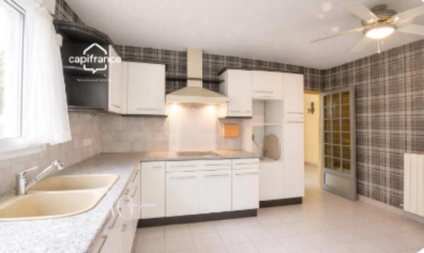 Maison à vendre 5 pièces JUVIGNAC (34), 4 chambres 130 m2 + Sous-Sol total-Garage double-Piscine