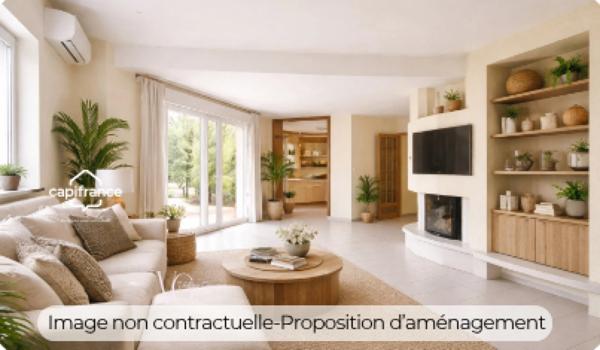 Maison à vendre 5 pièces JUVIGNAC (34), 4 chambres 130 m2 + Sous-Sol total-Garage double-Piscine