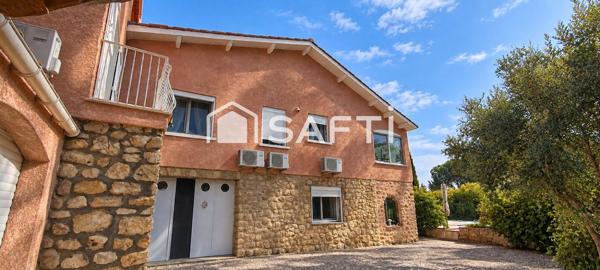 Maison 180m2 avec piscine, 3 garages, un T2, terrain 1230m2