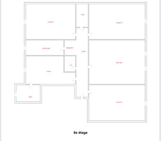 Appartement Fontaine 4 pièces 67.95 m2