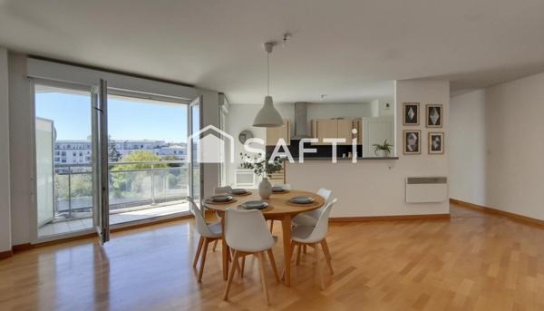 Appartement de 67M2 , 3 pieces ,2 chambres,2 BALCONS