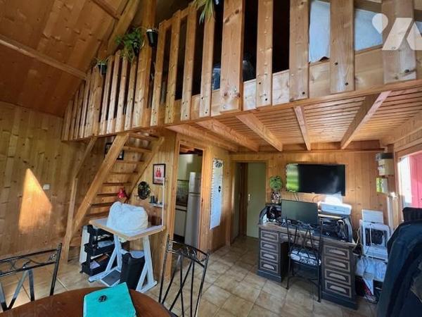 VALORBIQUET MAISON CHALET RARE A LA VENTE EN BORD DE L'ORBIQUET