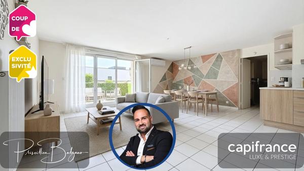 Appartement à vendre 5 pièces SAINT FONS (69🏡 SAINT-FONS – T5 DERNIER de 104 m² ÉTAGE AVEC TERRASSE 26 m² – RÉSIDENCE RÉCENTE