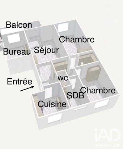 Appartement à vendre 4 pièces 77,64 m² Saint-Maur-des-Fossés