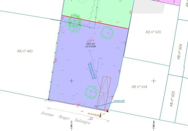 AYTRE SECTEUR LA COURBE - TERRAIN 520M2 - LIBRE DE CONSTRUCTEUR