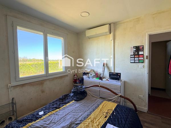 Pavillon 75m2 sur une grande parcelle de 3150m2