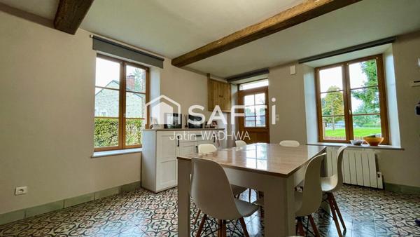 Maison familiale lumineuse avec jardin à Jandun !