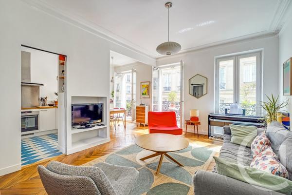 Appartement F3 à vendre  4 pièces - 75,43 m 2   PARIS  - 75004