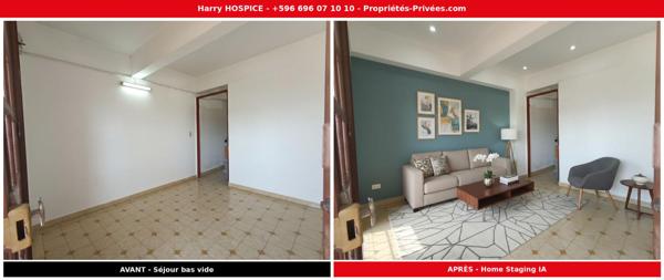 EXCLUSIVITE - FORT-DE-FRANCE - RARE 470m² - Maison 7P 119m² - 2x F2 - Idéal investisseur ou famille - 174 000