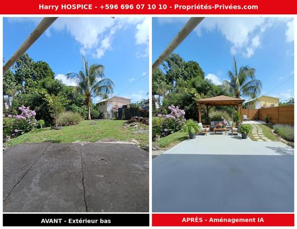 EXCLUSIVITE - FORT-DE-FRANCE - RARE 470m² - Maison 7P 119m² - 2x F2 - Idéal investisseur ou famille - 174 000