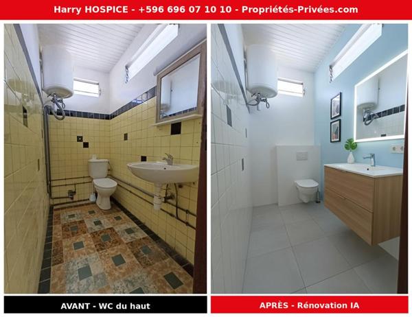EXCLUSIVITE - FORT-DE-FRANCE - RARE 470m² - Maison 7P 119m² - 2x F2 - Idéal investisseur ou famille - 174 000
