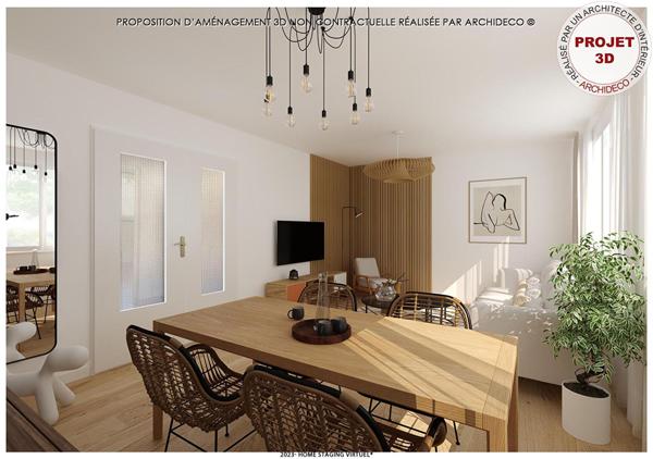 Appartement Montreuil 3 pièce(s) 69,33 m2