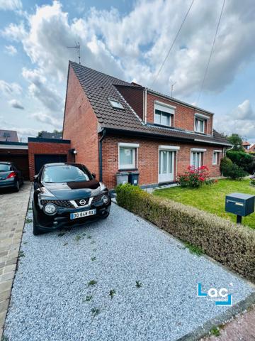 SAILLY LEZ LANNOY - Maison 116m² - 4 Ch - Garage - Jardin