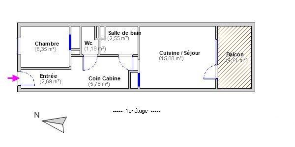 Appartement 2 pièces de 34 m² à Dévoluy (05250)