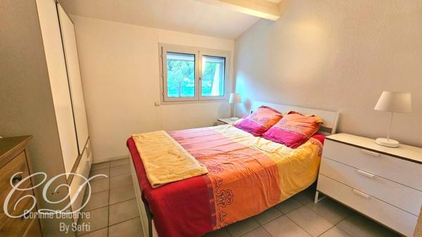 Résidence fermée, jardin, 2 terrasses