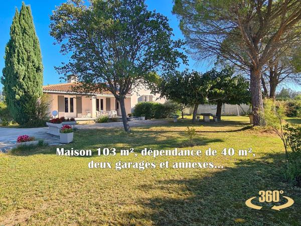 Maison 3 chambres - dépendance - piscine - pool house - 2 garages