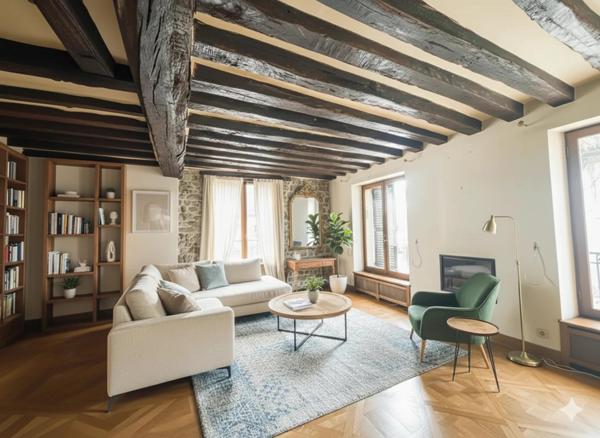 Centre ville, maison ancienne avec studio