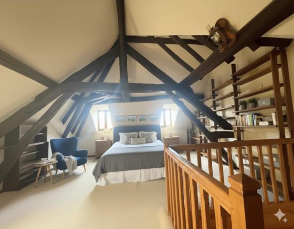 Centre ville, maison ancienne avec studio