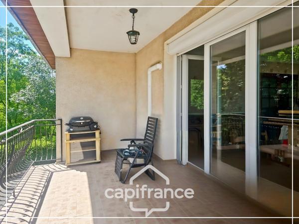 Maison avec sous-sol, 3 chambres, jardin, garage, accès de plain pied depuis la terrasse