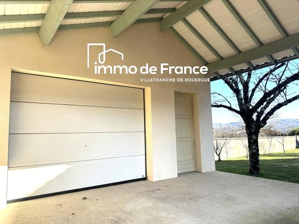 Plain-pied de 119 m², 4 chambres, bureau, 2 garages sur terrain de 1013 m²