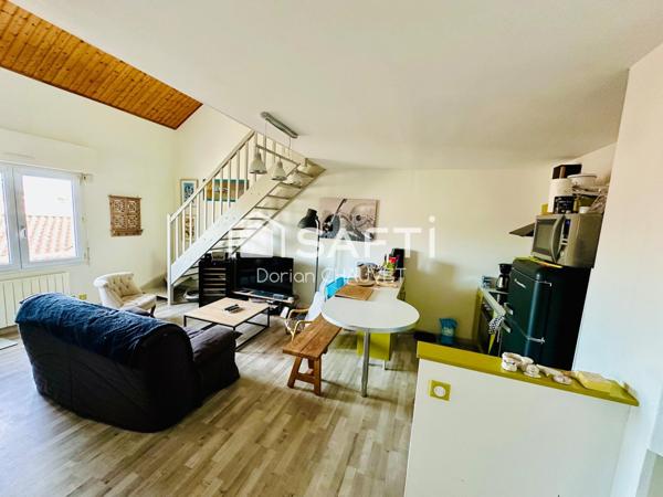 Duplex lumineux de 61 m2 avec parking et cave