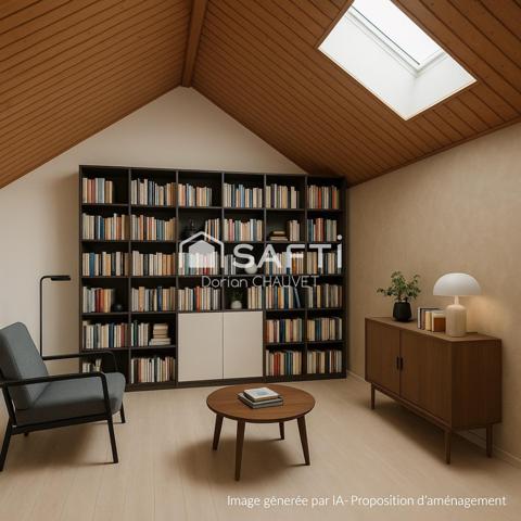 Duplex lumineux de 61 m2 avec parking et cave